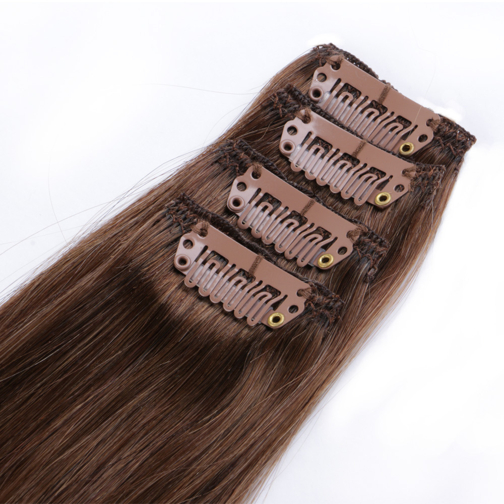 Wholesale factory price thick end clip in hair extension QM072